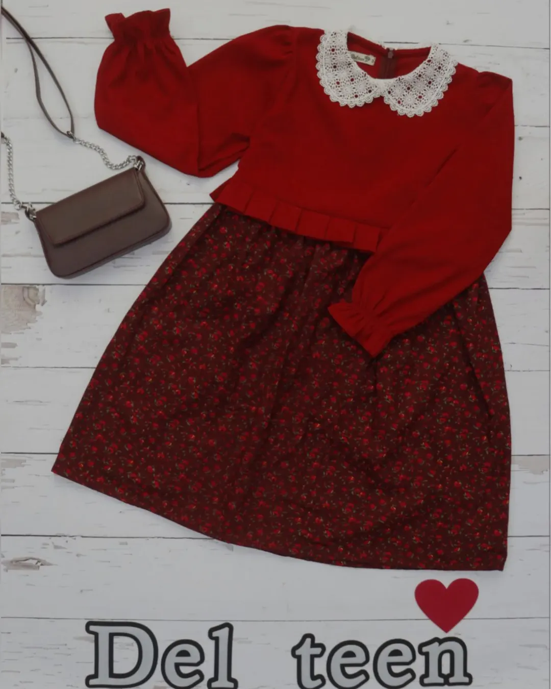 لباس یلدایی قرمز